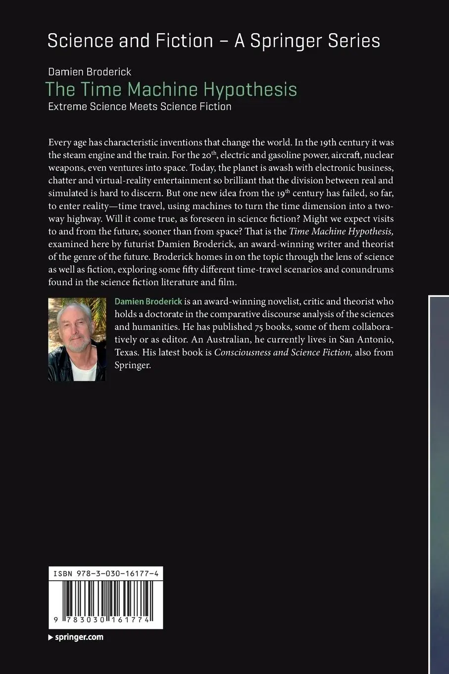 Rückseite: 9783030161774 | The Time Machine Hypothesis | Extreme Science Meets Science Fiction