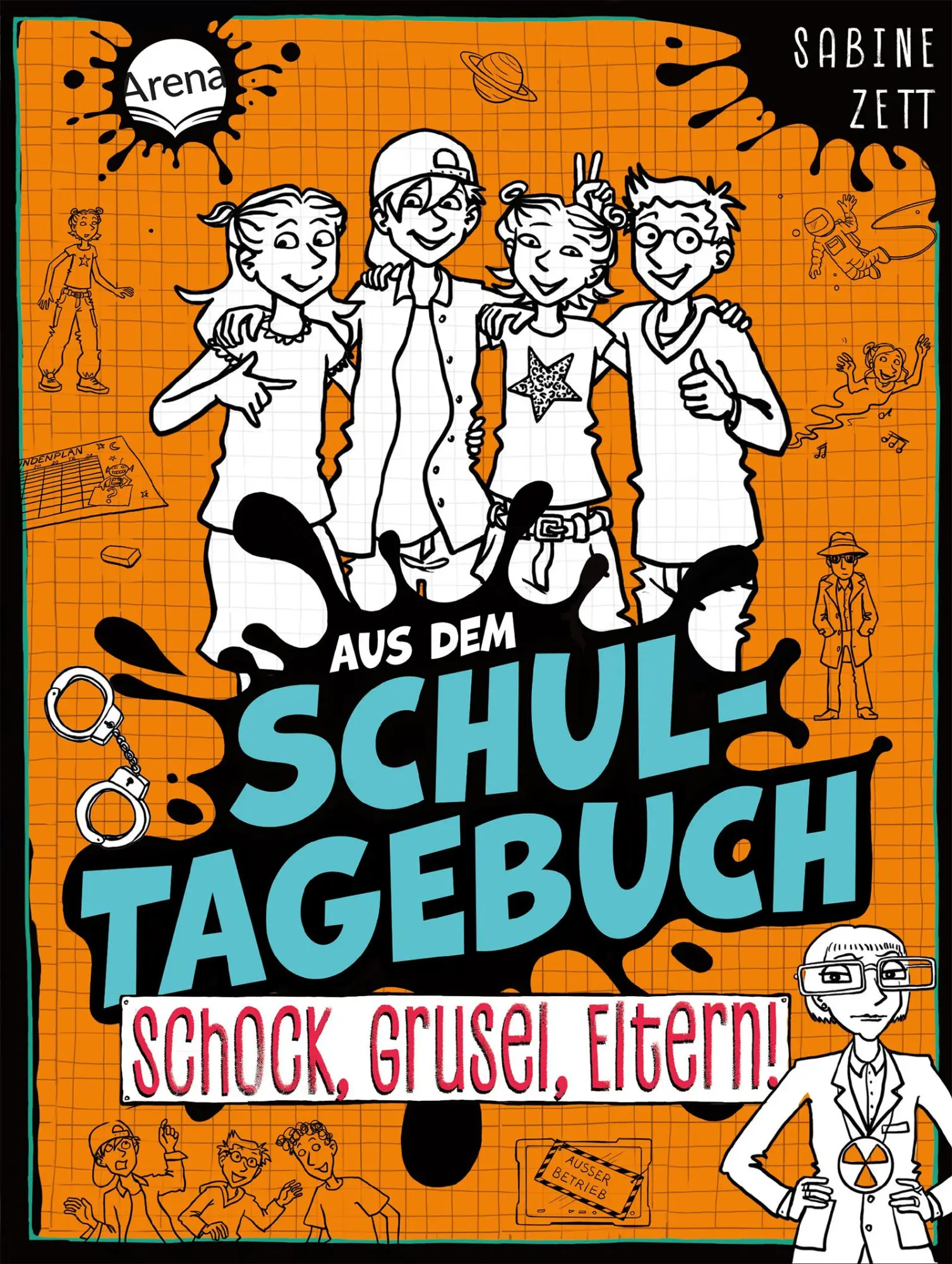 Cover: 9783401721774 | Aus dem Schultagebuch (4). Schock, Grusel, Eltern! | Sabine Zett