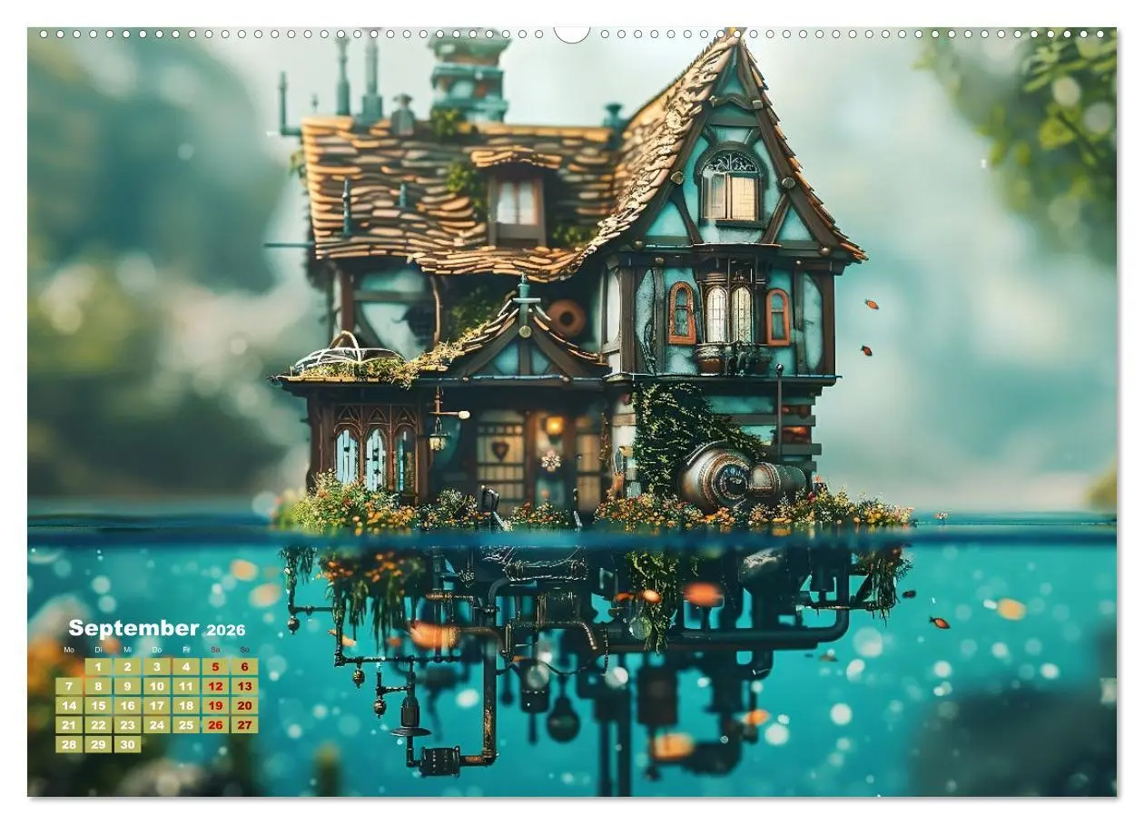 Bild: 9783457401774 | Miniaturwelt Faszinierend winzige Häuser im Steampunk-Stil...