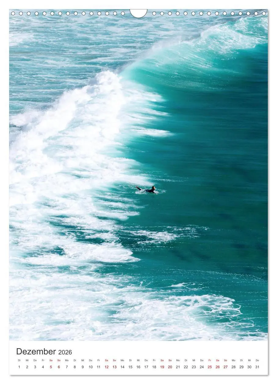Bild: 9783516351774 | Surfen - Auf der perfekten Welle. (Wandkalender 2026 DIN A3 hoch),...