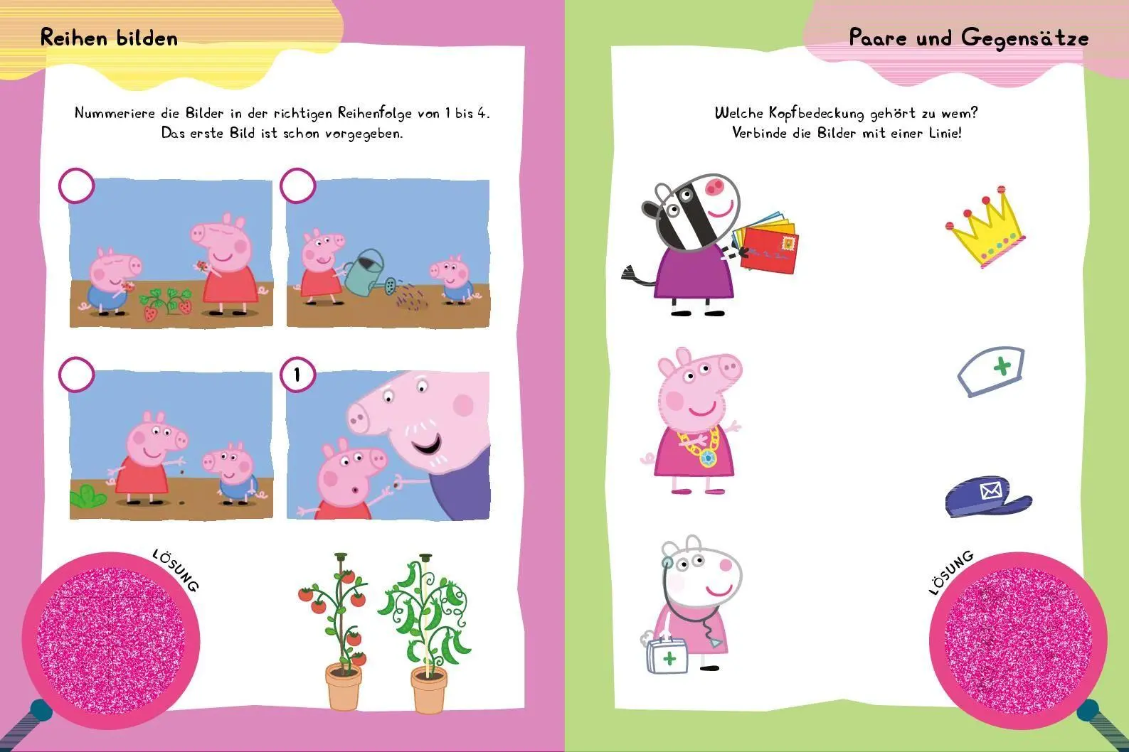 Bild: 9783849921774 | Peppa Pig - Mein Lernspielbuch mit Löselupe | Mit Löselupe | Verlag