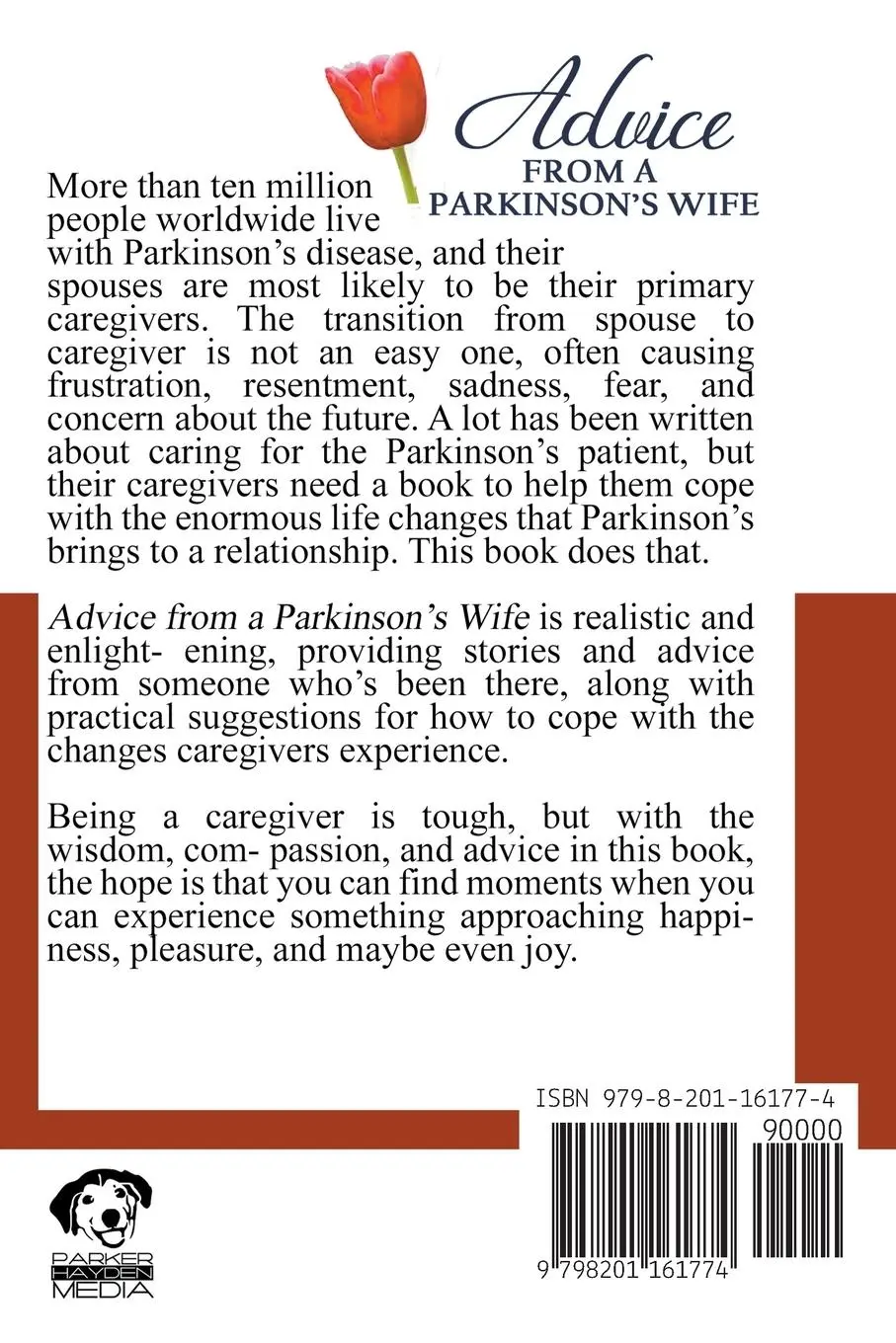 Rückseite: 9798201161774 | Advice From a Parkinson's Wife | Barbara Sheklin Davis | Taschenbuch