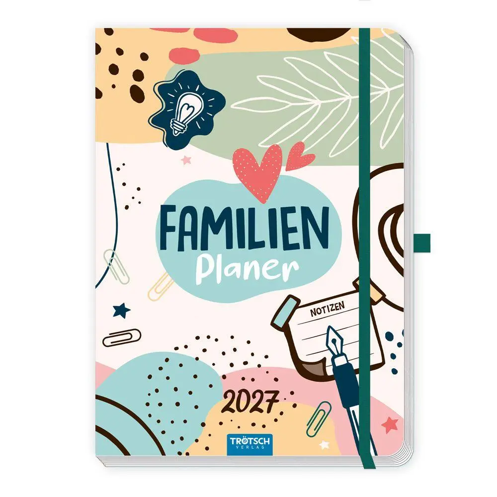 Cover: 4251901511874 | TRÖTSCH - Wochenbuch Familienplaner 2027 | Tagesplaner | KG | Kalender