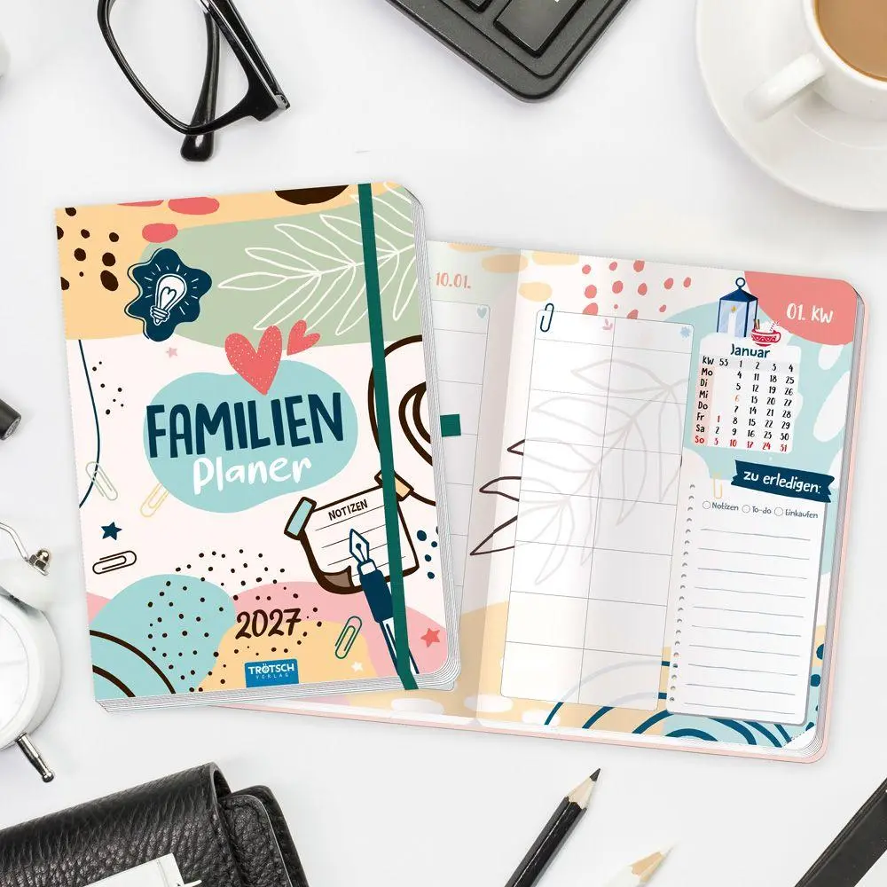 Bild: 4251901511874 | TRÖTSCH - Wochenbuch Familienplaner 2027 | Tagesplaner | KG | Kalender