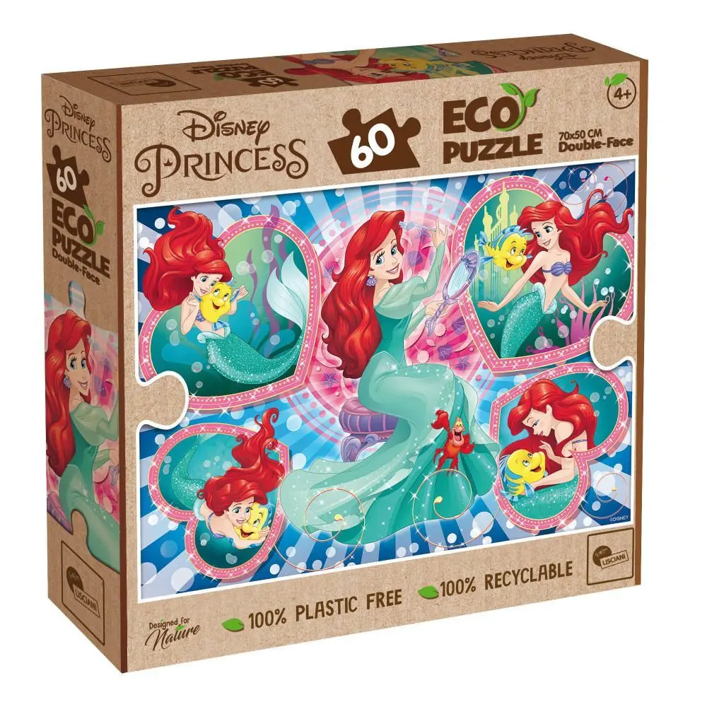 Cover: 8008324091874 | DISNEY ECO-PUZZLE DF LITTLE MERMAID 60 | Spiel | Kartonschachtel