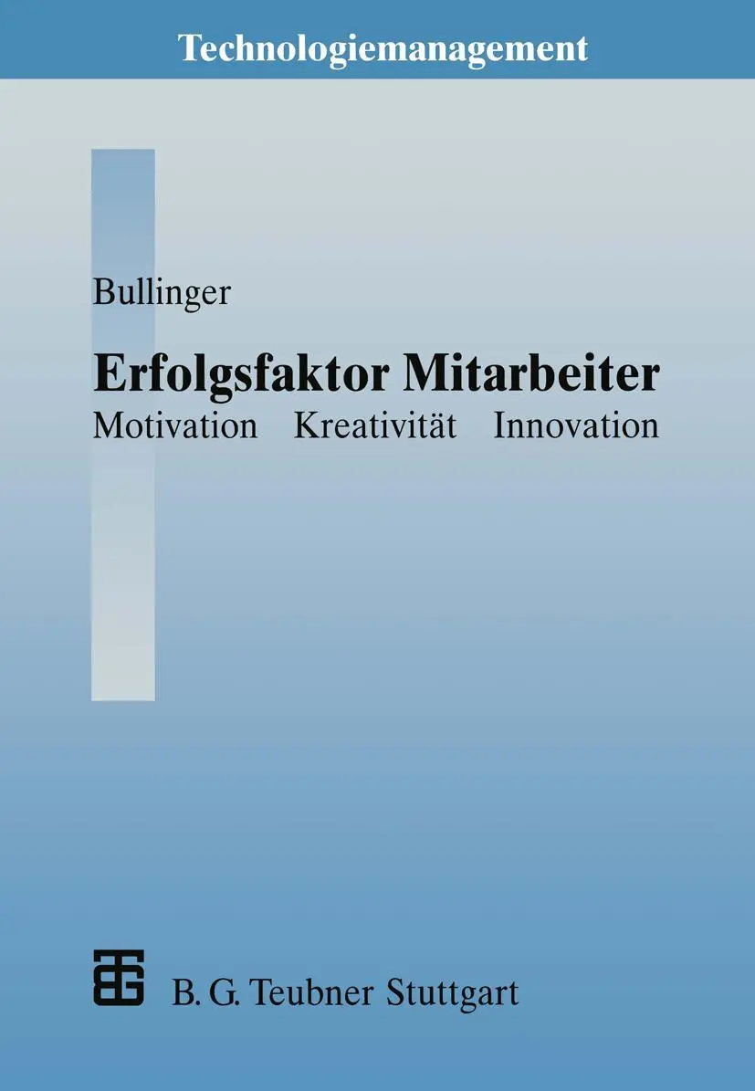 Cover: 9783322991874 | Erfolgsfaktor Mitarbeiter | Motivation - Kreativität - Innovation | x