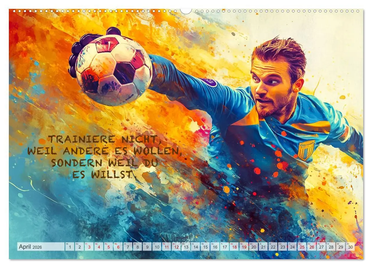 Bild: 9783457251874 | Fußball und Motivation (hochwertiger Premium Wandkalender 2026 DIN...