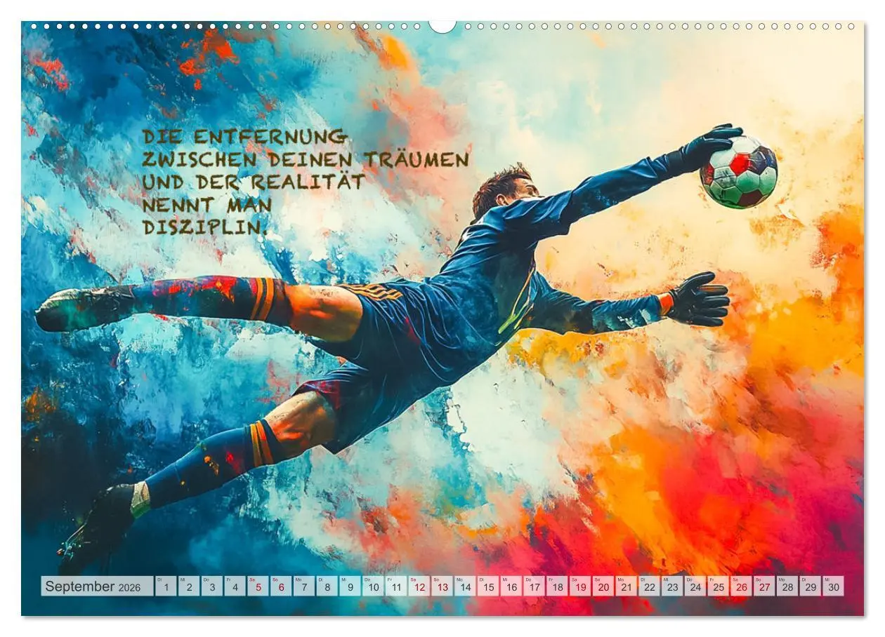Bild: 9783457251874 | Fußball und Motivation (hochwertiger Premium Wandkalender 2026 DIN...