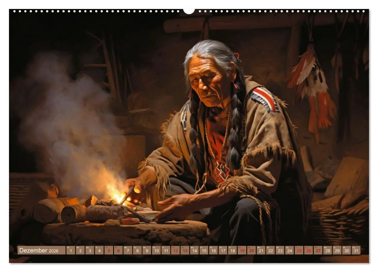 Bild: 9783457491874 | Indianische Impressionen (Wandkalender 2026 DIN A2 quer), CALVENDO...