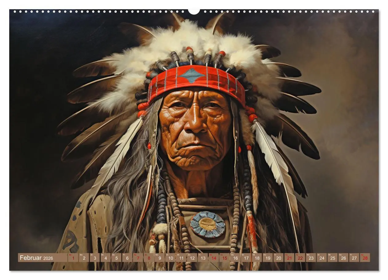 Bild: 9783457491874 | Indianische Impressionen (Wandkalender 2026 DIN A2 quer), CALVENDO...