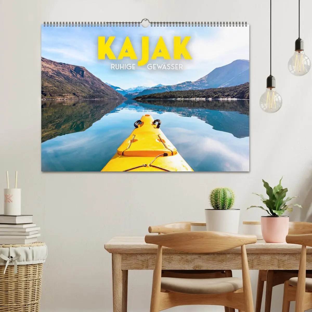 Bild: 9783457561874 | Kajak - Ruhige Gewässer (Wandkalender 2026 DIN A2 quer), CALVENDO...