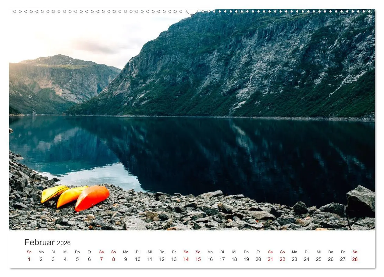 Bild: 9783457561874 | Kajak - Ruhige Gewässer (Wandkalender 2026 DIN A2 quer), CALVENDO...