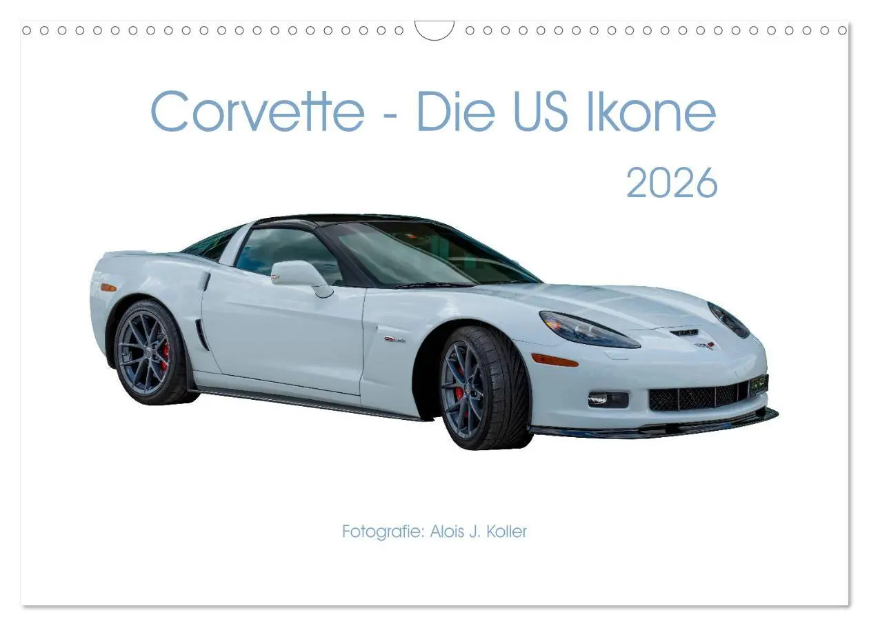 Cover: 9783516031874 | Corvette - Die US Ikone 2026 (Wandkalender 2026 DIN A3 quer),...