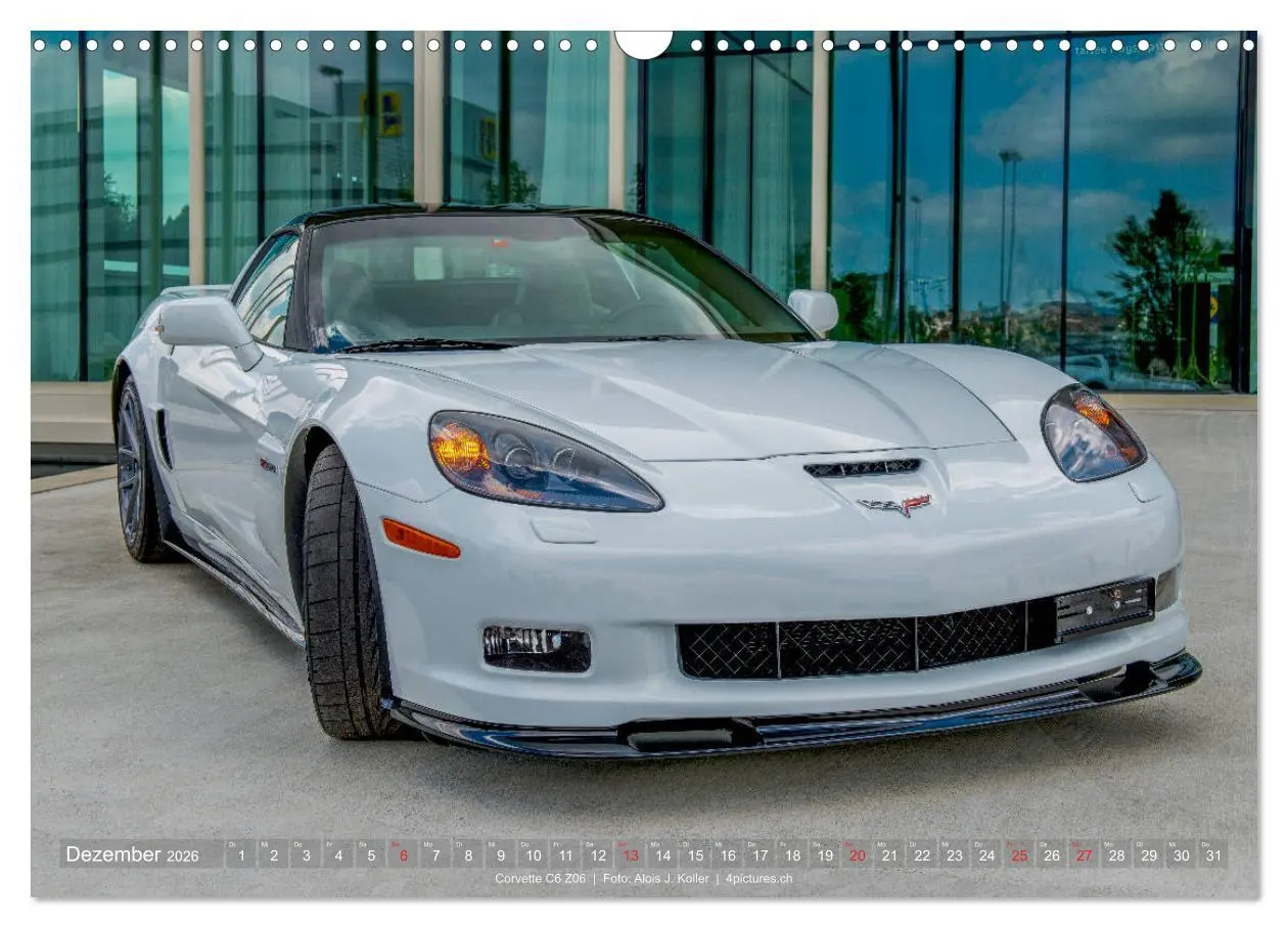 Bild: 9783516031874 | Corvette - Die US Ikone 2026 (Wandkalender 2026 DIN A3 quer),...