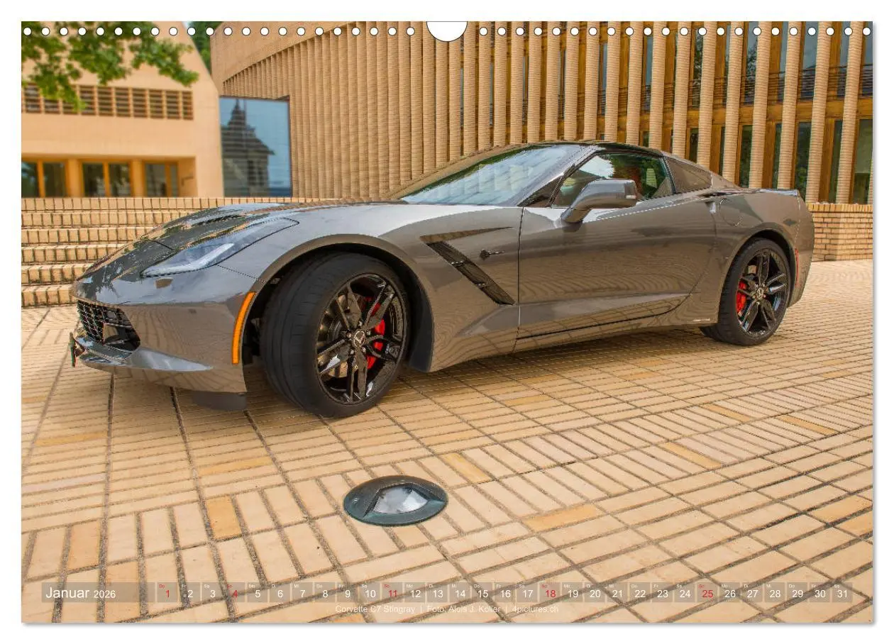 Bild: 9783516031874 | Corvette - Die US Ikone 2026 (Wandkalender 2026 DIN A3 quer),...