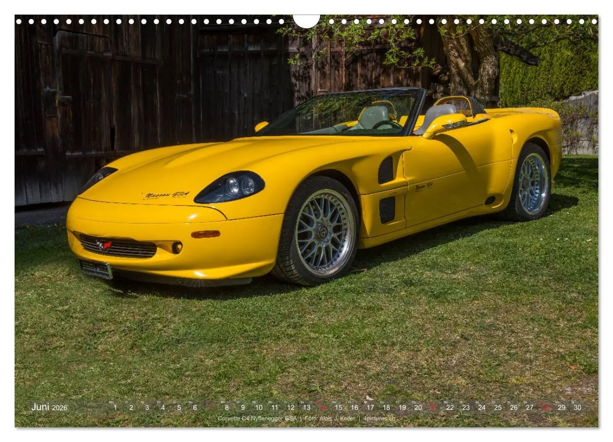 Bild: 9783516031874 | Corvette - Die US Ikone 2026 (Wandkalender 2026 DIN A3 quer),...