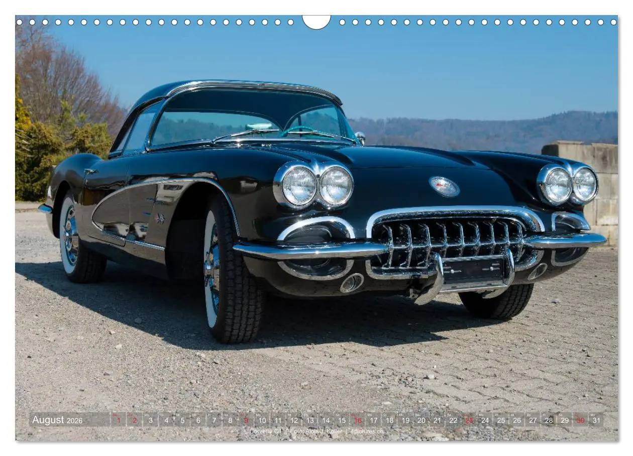 Bild: 9783516031874 | Corvette - Die US Ikone 2026 (Wandkalender 2026 DIN A3 quer),...