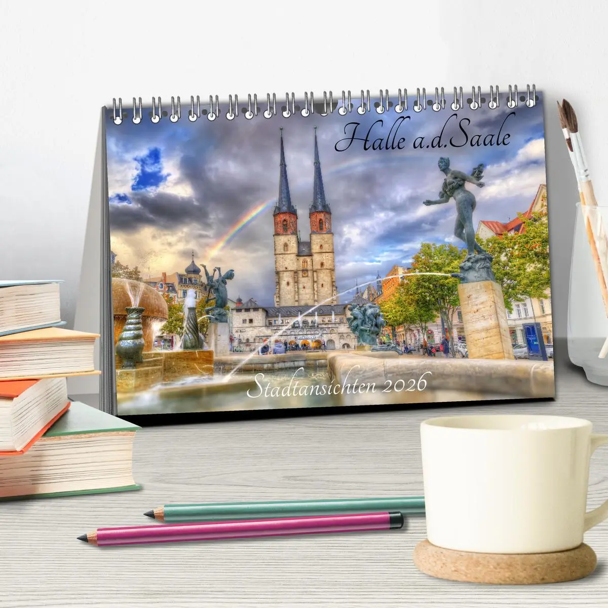 Bild: 9783516101874 | Halle an der Saale - Stadtansichten (Tischkalender 2026 DIN A5...