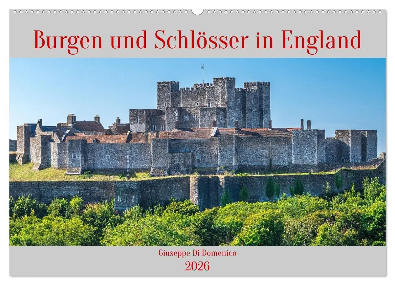 Cover: 9783516651874 | Burgen und Schlösser in England (Wandkalender 2026 DIN A2 quer),...