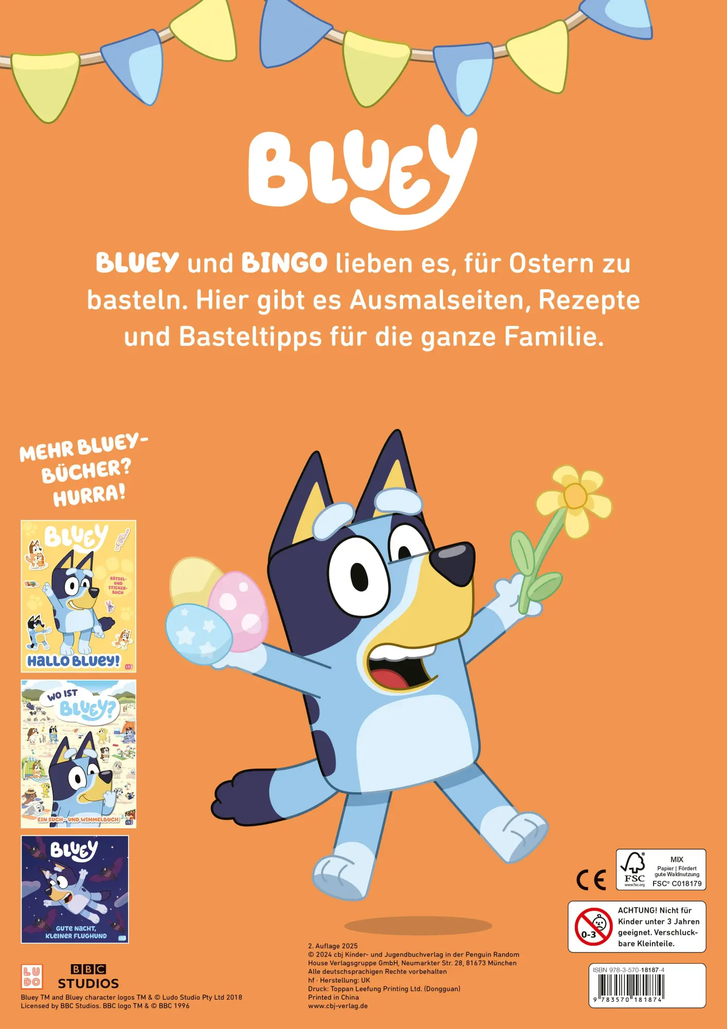Bild: 9783570181874 | BLUEY - Oster-Spaß - Ein Bastel- und Kreativ-Buch | Broschüre | 28 S.