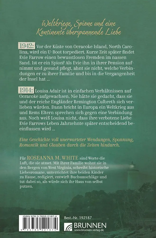 Rückseite: 9783765521874 | Unser Leben in den Gezeiten | Roseanna M. White | Taschenbuch | 400 S.