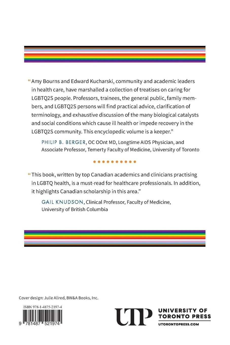 Rückseite: 9781487521974 | Caring for Lgbtq2s People | A Clinical Guide, Second Edition | Buch