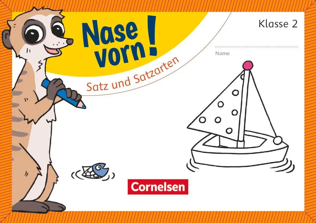 Cover: 9783060841974 | Nase vorn! - Deutsch 2. Schuljahr - Satz und Satzarten | Übungsheft