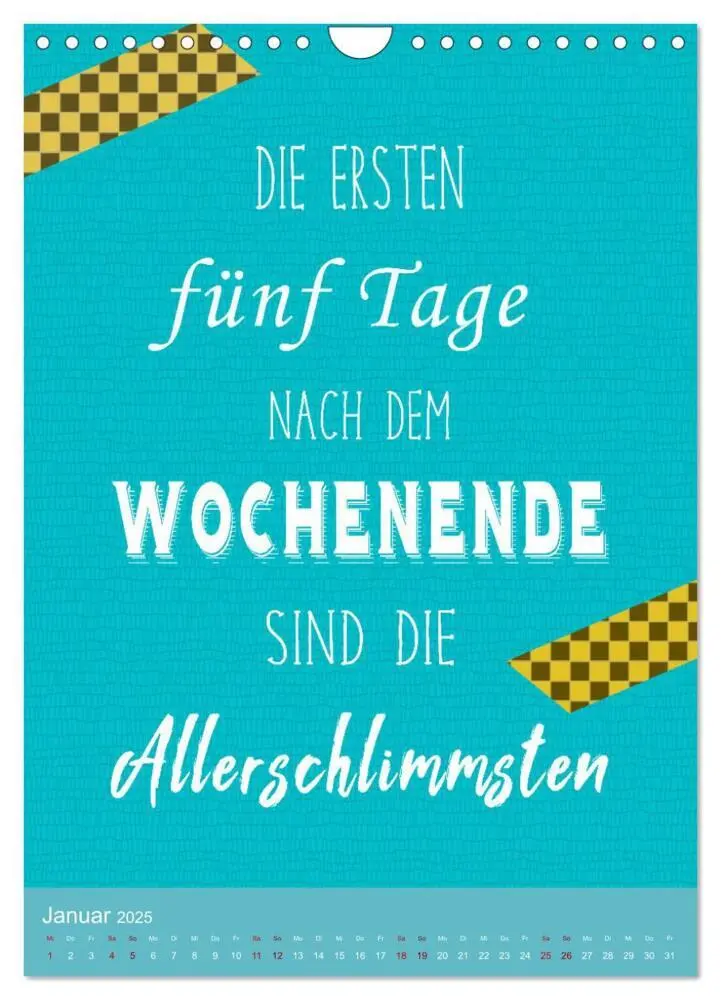 Bild: 9783457171974 | Arbeit macht Spaß (Wandkalender 2025 DIN A4 hoch), CALVENDO...
