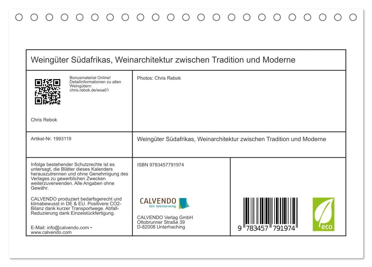 Bild: 9783457791974 | Weingüter Südafrikas, Weinarchitektur zwischen Tradition und...