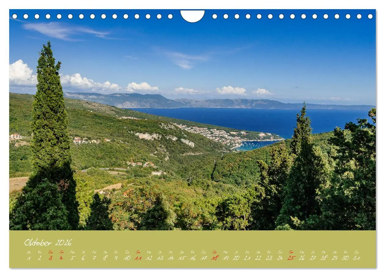 Bild: 9783457861974 | Wunderschönes Istrien (Wandkalender 2026 DIN A4 quer), CALVENDO...