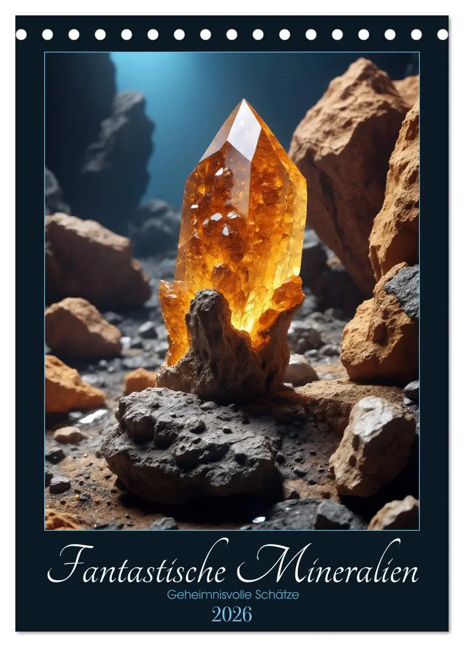 Cover: 9783516261974 | Fantastische Mineralien - Geheimnisvolle Schätze (Tischkalender...