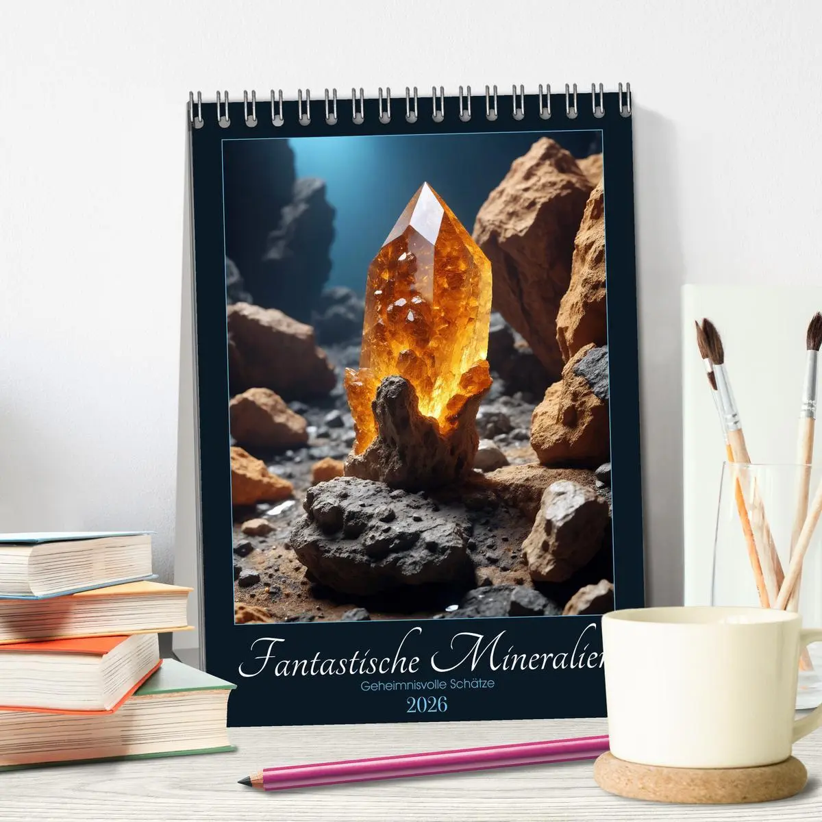 Bild: 9783516261974 | Fantastische Mineralien - Geheimnisvolle Schätze (Tischkalender...