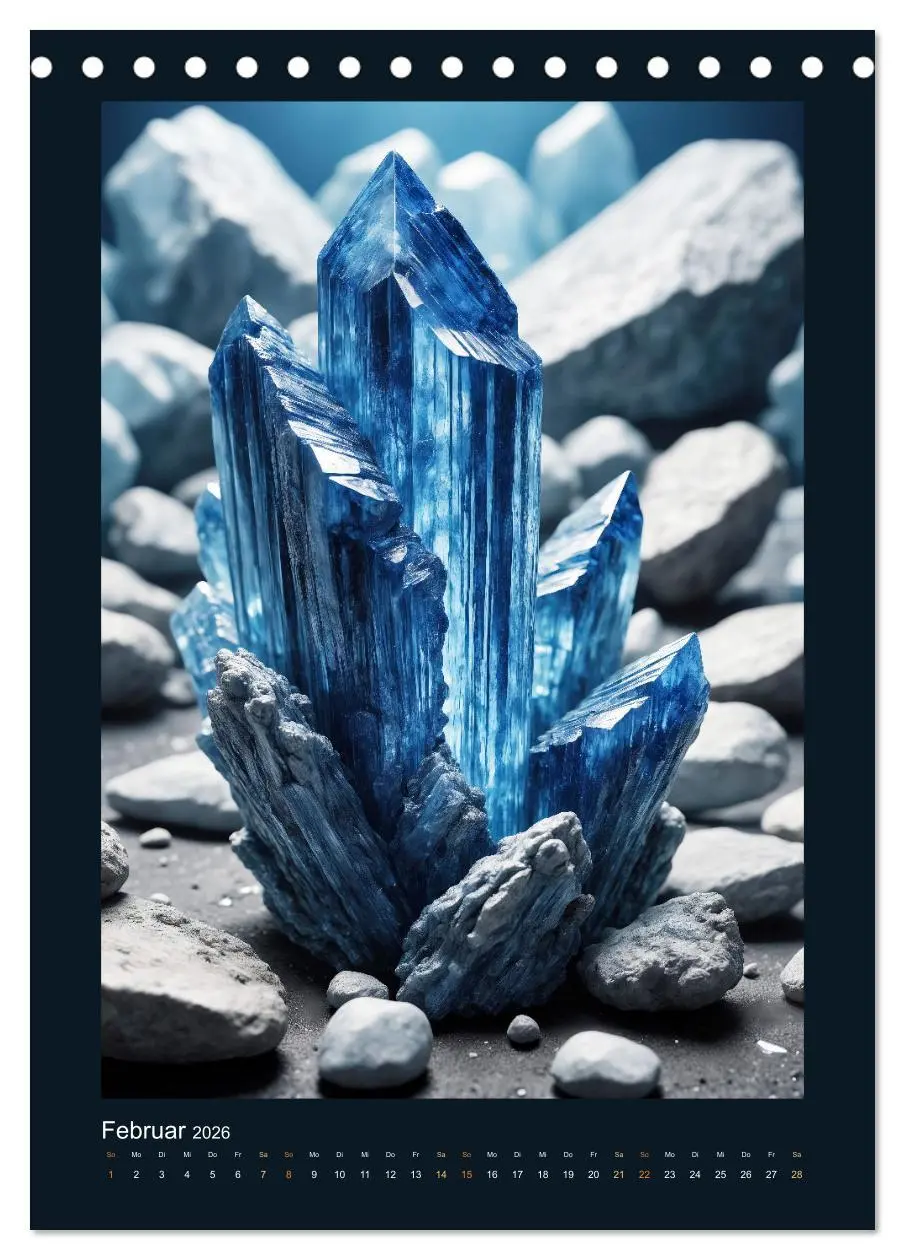 Bild: 9783516261974 | Fantastische Mineralien - Geheimnisvolle Schätze (Tischkalender...