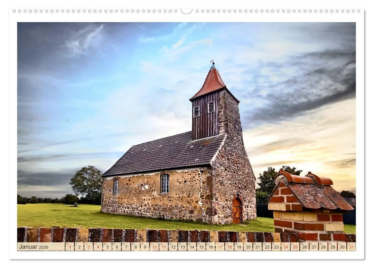 Bild: 9783516711974 | Dorfschönheiten (Wandkalender 2026 DIN A2 quer), CALVENDO...