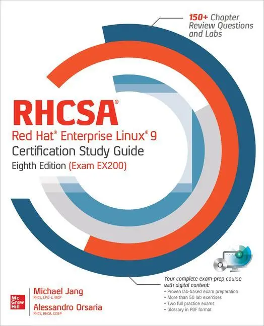 Cover: 9781260462074 | Rhcsa Red Hat Enterprise Linux 9 Certification Study Guide (Exam...