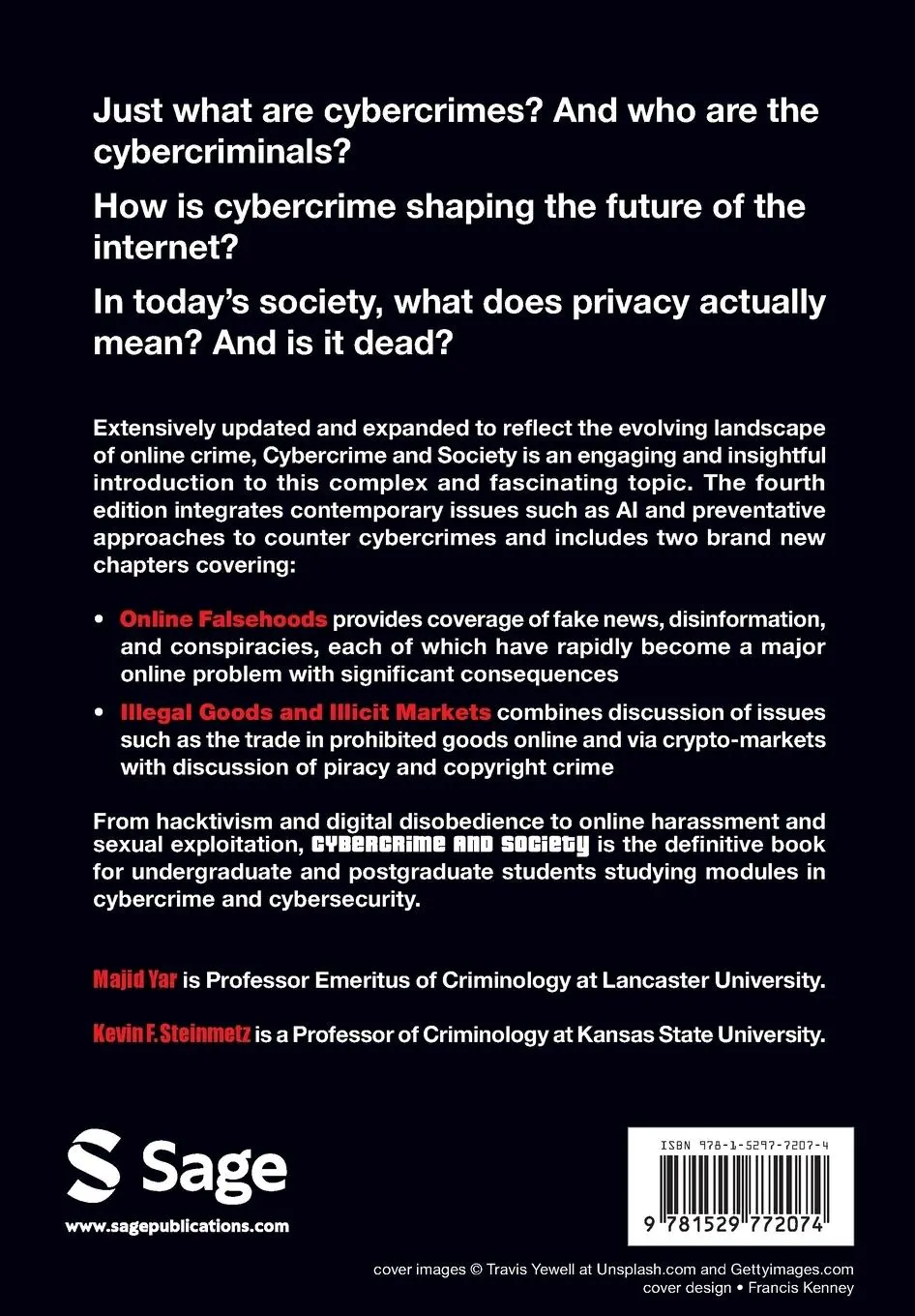Rückseite: 9781529772074 | Cybercrime and Society | Majid Yar (u. a.) | Taschenbuch | Englisch