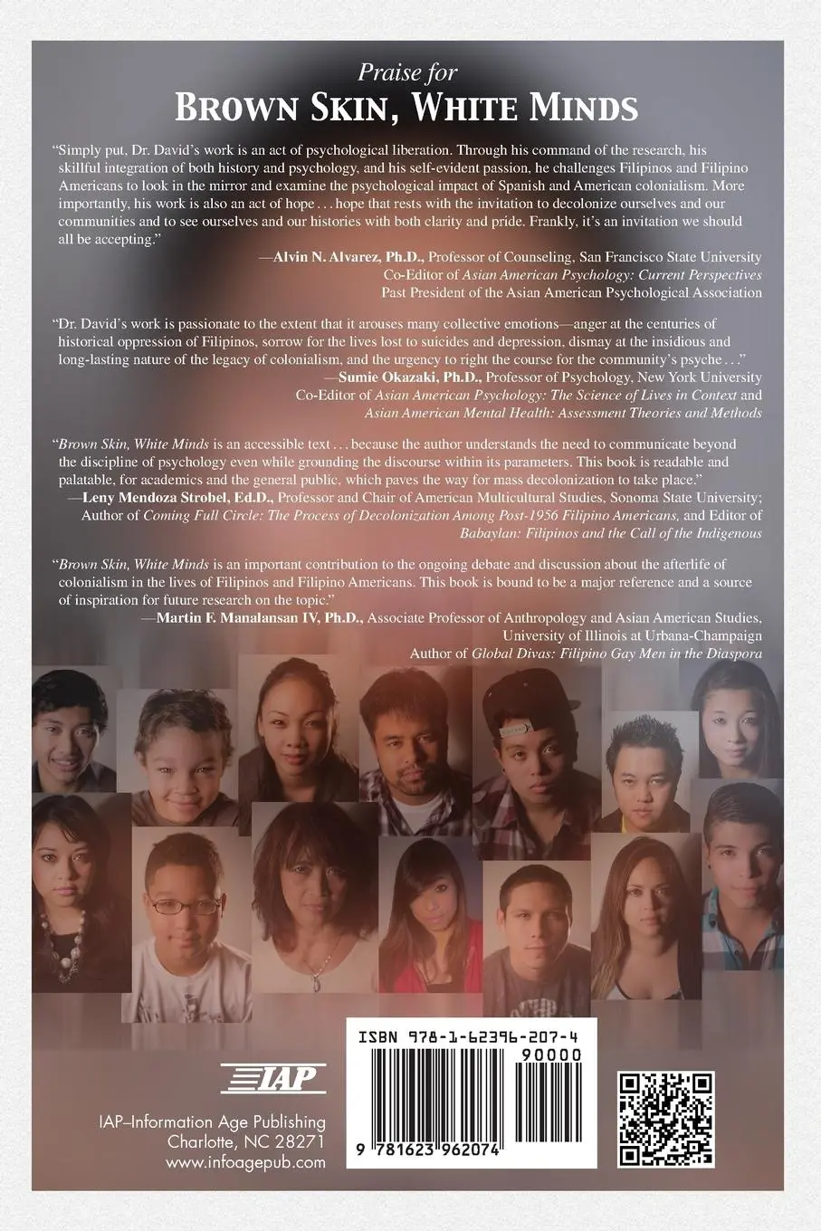 Rückseite: 9781623962074 | Brown Skin, White Minds | Filipino -/ American Postcolonial Psychology