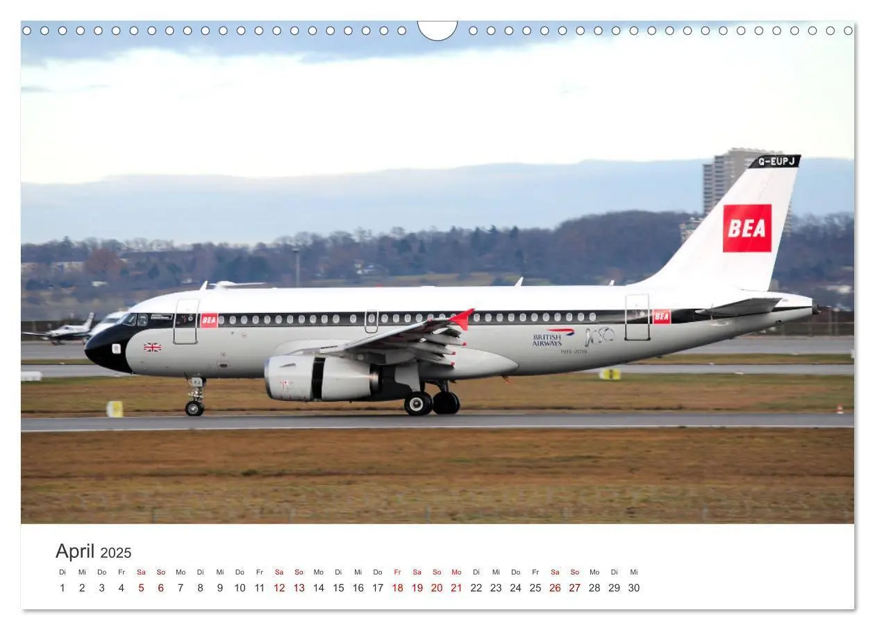 Bild: 9783435042074 | Ein Jahr am Flughafen Stuttgart (Wandkalender 2025 DIN A3 quer),...