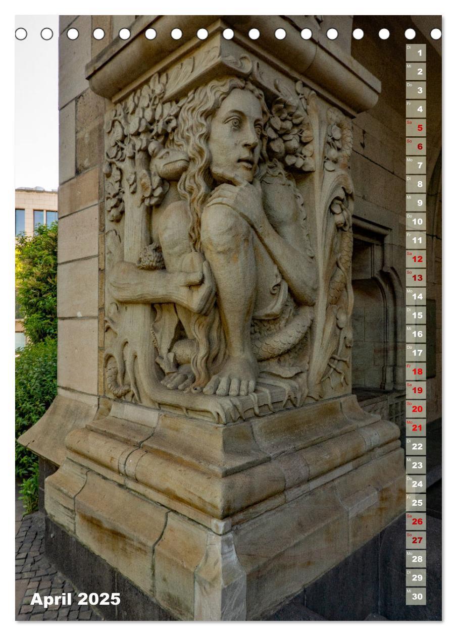 Bild: 9783435352074 | Fassadenkünste (Tischkalender 2025 DIN A5 hoch), CALVENDO...