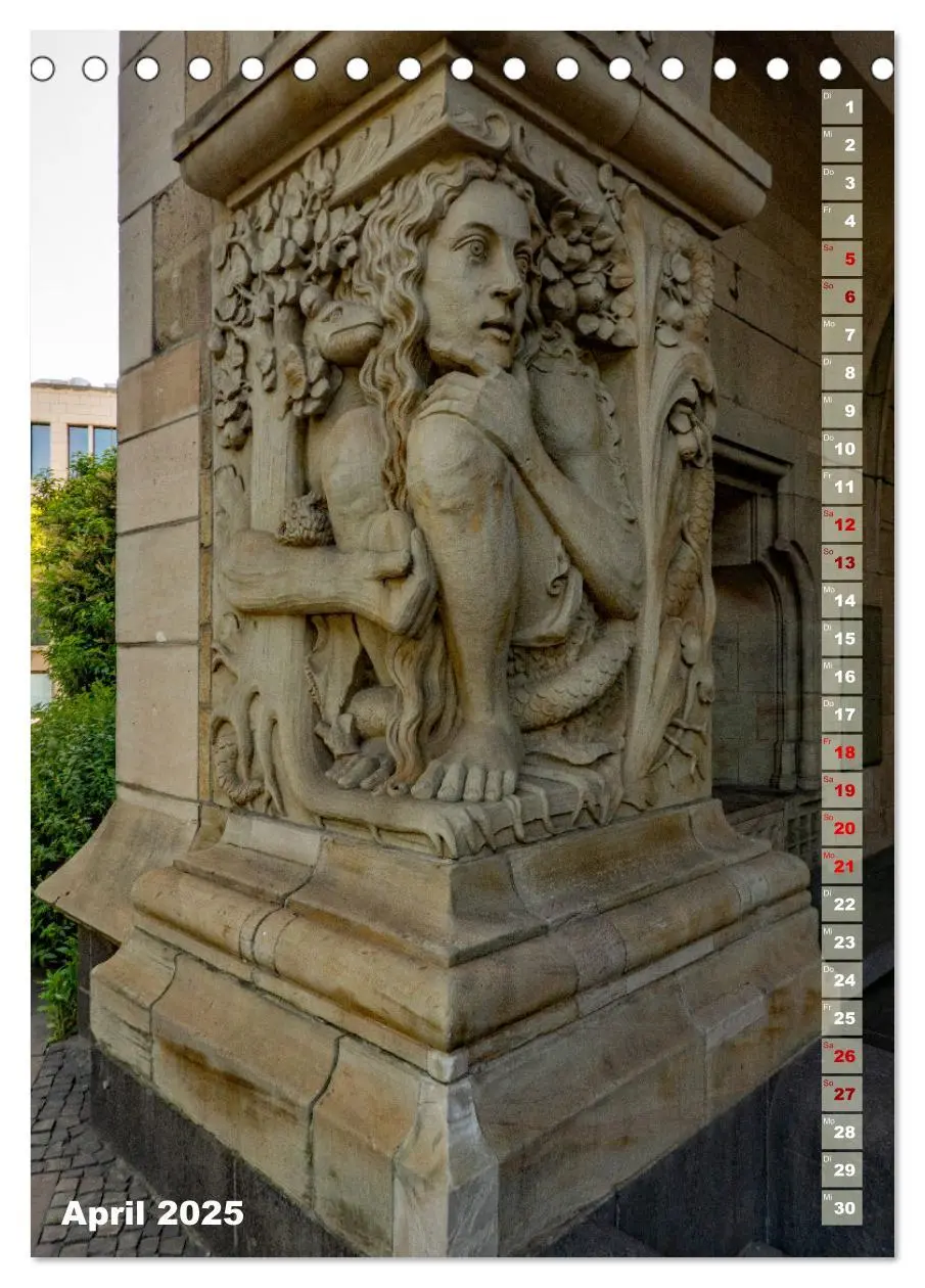 Bild: 9783435352074 | Fassadenkünste (Tischkalender 2025 DIN A5 hoch), CALVENDO...