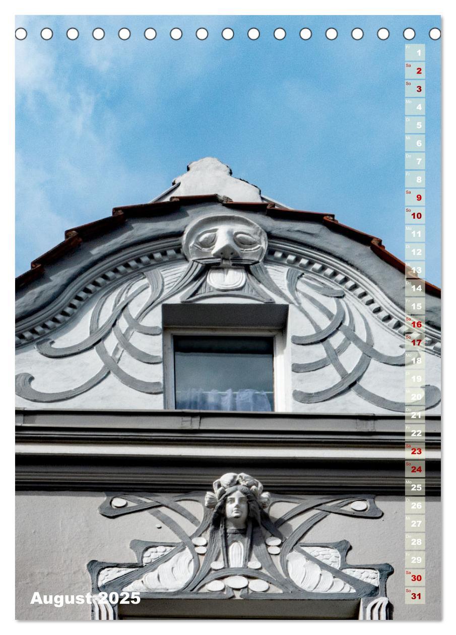 Bild: 9783435352074 | Fassadenkünste (Tischkalender 2025 DIN A5 hoch), CALVENDO...