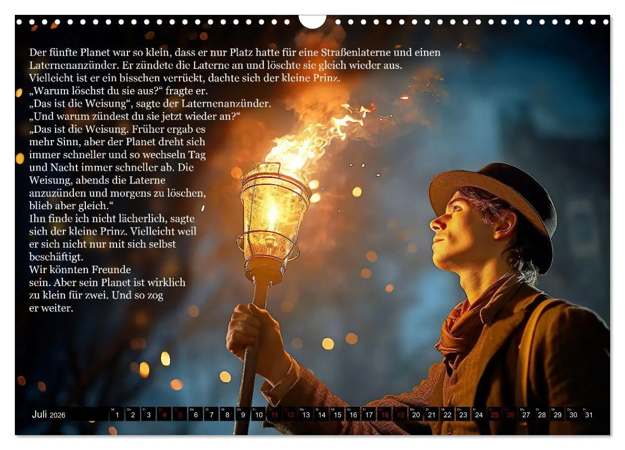 Bild: 9783457512074 | Die Reise des kleinen Prinzen (Wandkalender 2026 DIN A3 quer),...