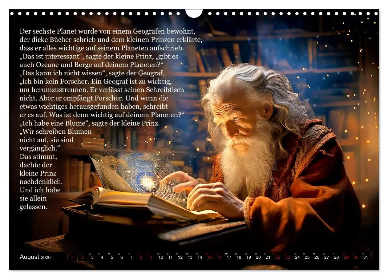 Bild: 9783457512074 | Die Reise des kleinen Prinzen (Wandkalender 2026 DIN A3 quer),...