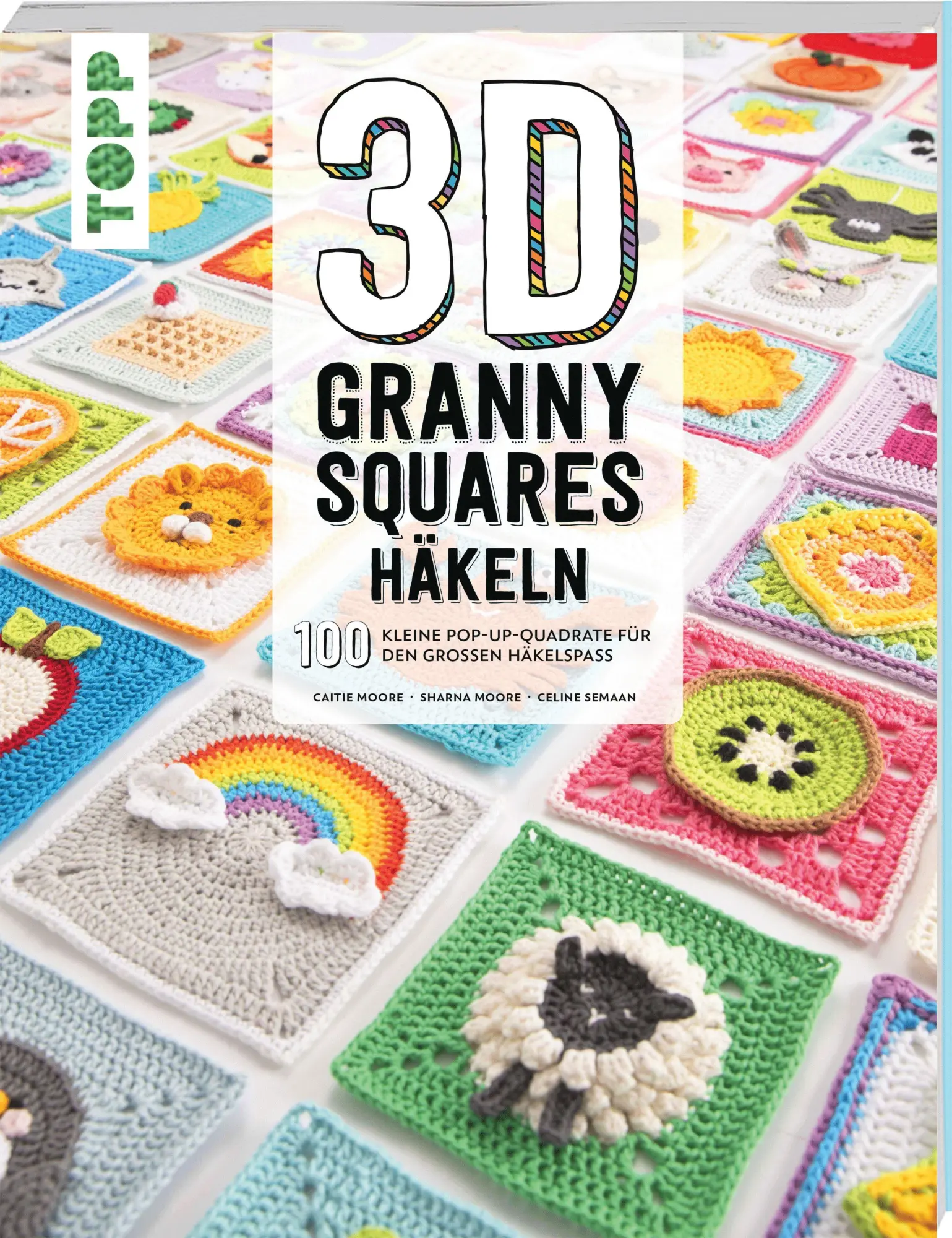 Cover: 9783735872074 | 3D Granny Squares häkeln | Caitie Moore (u. a.) | Taschenbuch | 128 S.