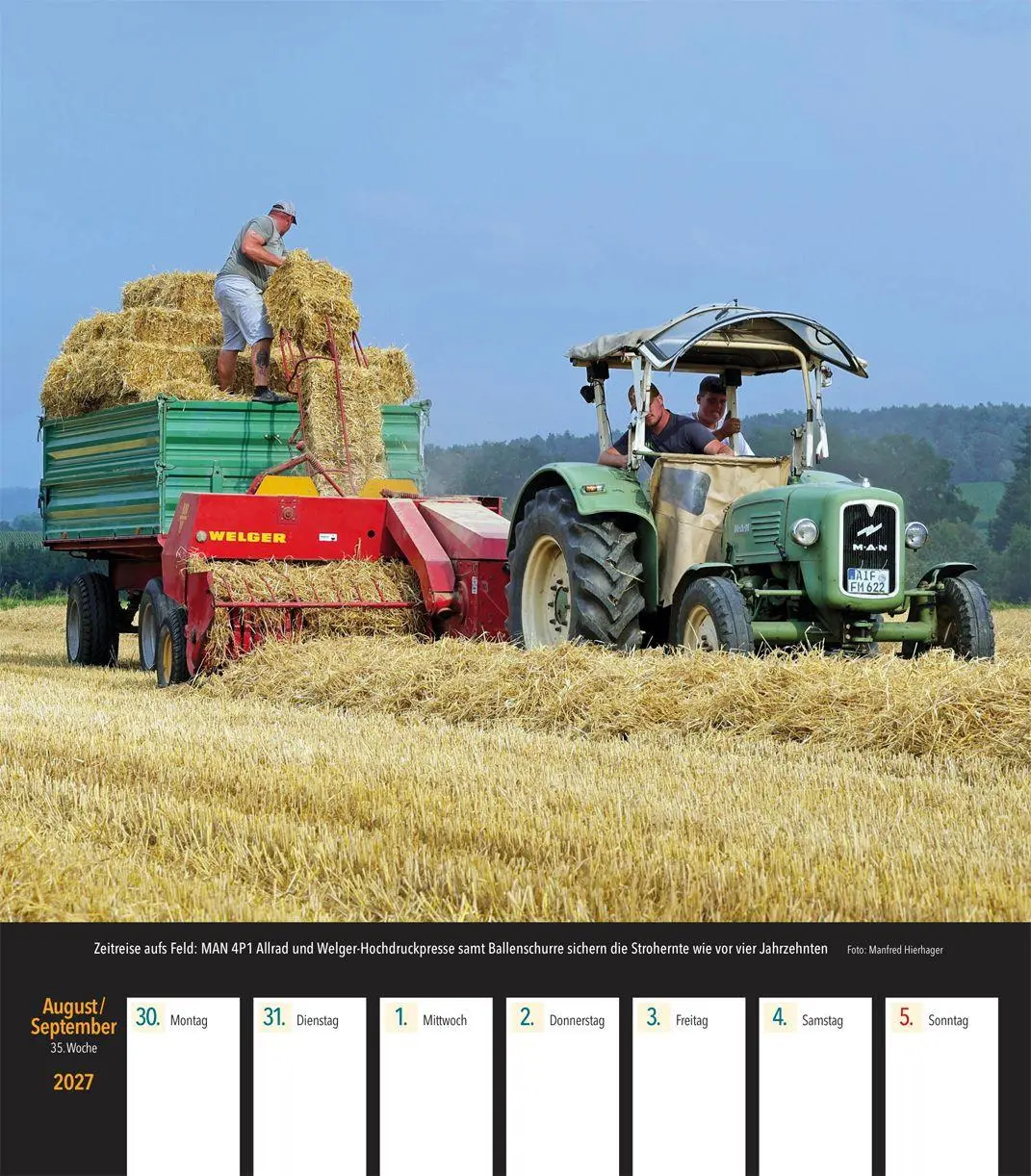 Bild: 9783751612074 | Traktoren 2027 | Wochenkalender mit 53 Abbildungen | Kalender | 2027