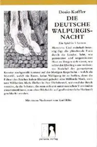 Cover: 9783924652074 | Die deutsche Walpurgisnacht | Dosio Koffler (u. a.) | Taschenbuch