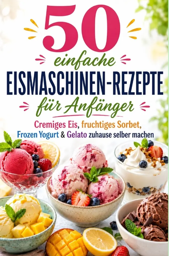 Cover: 9789403902074 | 50 einfache Eismaschinen-Rezepte für Anfänger Cremiges Eis,...