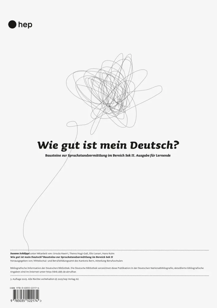 Cover: 9783035522174 | Wie gut ist mein Deutsch? | Susann Schläppi | Loseblatt | 17 S. | 2023