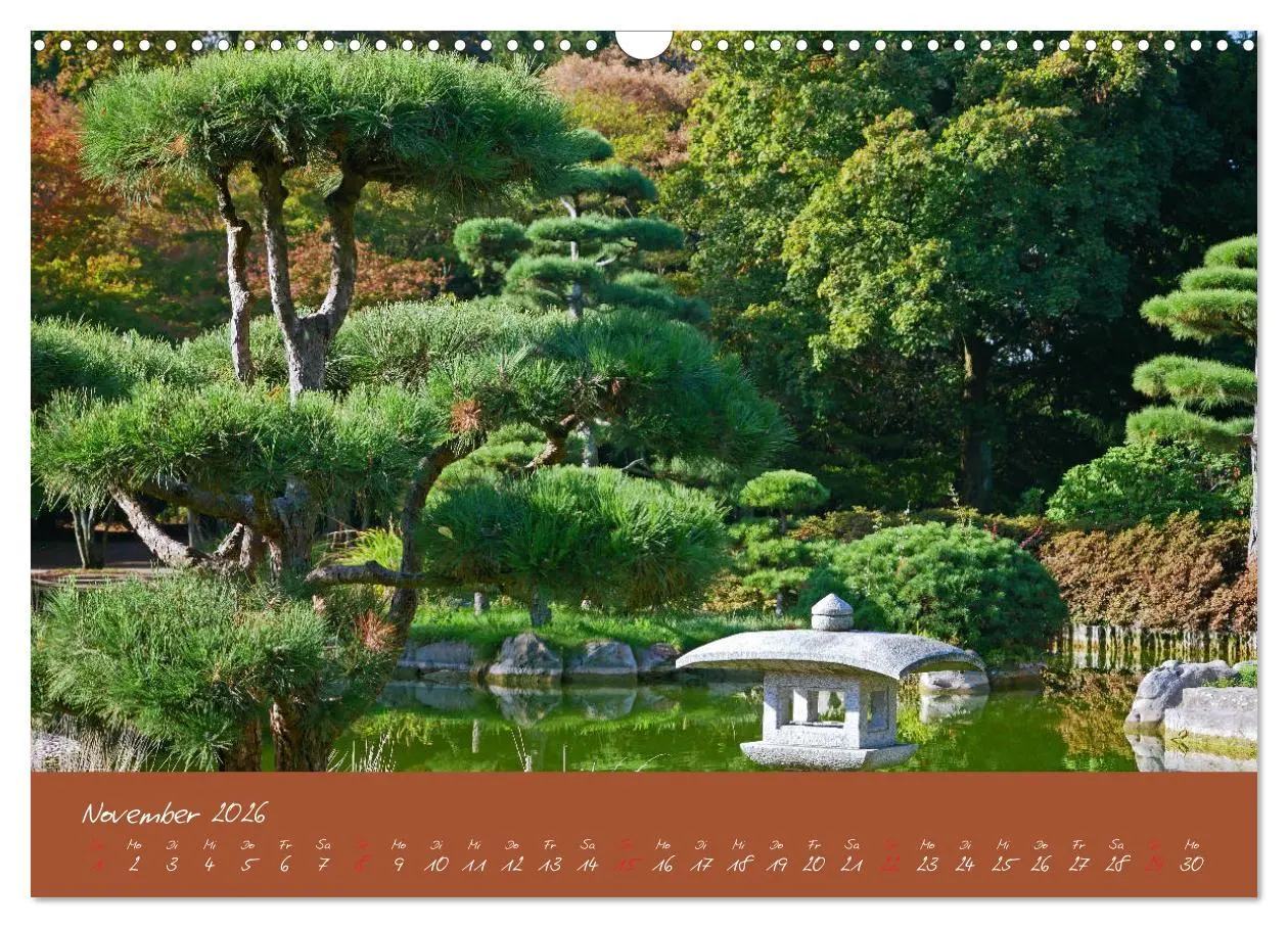 Bild: 9783457812174 | Düsseldorfer Nordpark (Wandkalender 2026 DIN A3 quer), CALVENDO...
