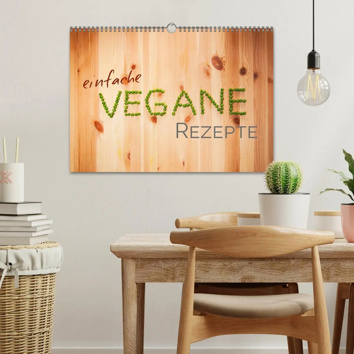 Bild: 9783457982174 | Einfache vegane Rezepte (Wandkalender 2026 DIN A3 quer), CALVENDO...